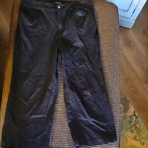 Black Wide-Leg Pants